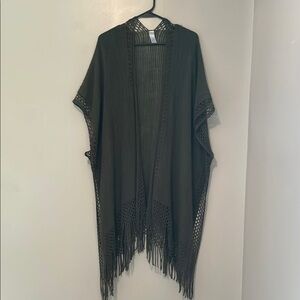 Just Be Olive Knit Kimono